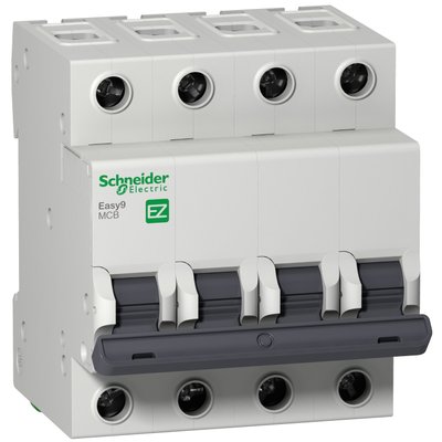 Автоматичний вимикач Schneider Electric Easy9 4П 50А 4,5 кА хар-ка "В"