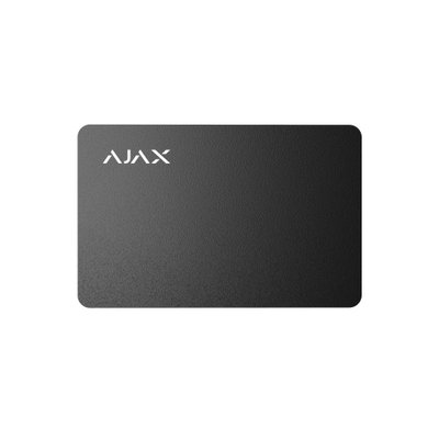 Бесплатная карта управления охраной Ajax Pass черная (100шт)