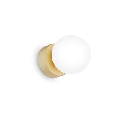 Настінно-стельовий світильник Ideal Lux Perlage ap1 Brass