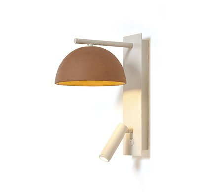 Настенный светильник Luxcambra Absis vertical, White/Terracotta