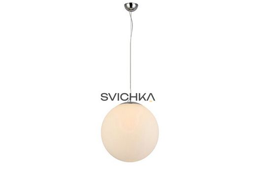 Підвісний світильник AZzardo WHITE BALL 30 AZ2516 (FLWB30WH), Хром, Білий