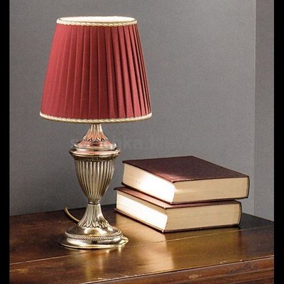 Настільна лампа Nervilamp 870/1L RED SHADE, Червоний, Червоний