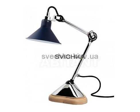 Настільна лампа Lampe Gras 207-Ch-Blue, Білий, Білий