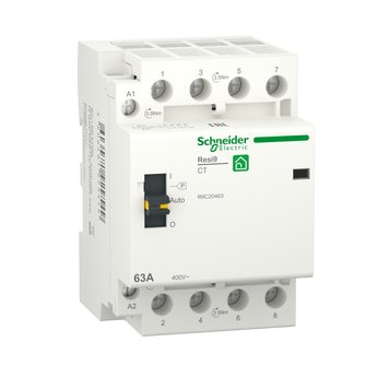 Контактор RESI9 Schneider Electric 63A, 3P+N, 4NO ~230В/50Гц