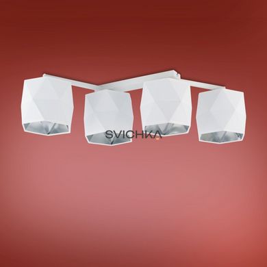 Люстра SIRO TK-Lighting 3249 - 3249, Білий, Білий, Сріблястий