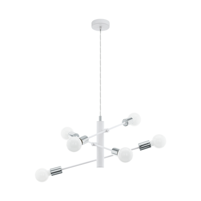Підвіс (люстра) Eglo GRADOLI 98016, Білий, Хром