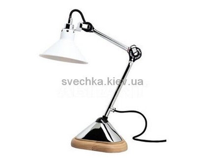 Настільна лампа Lampe Gras 207-Ch-Wh, Білий, Білий
