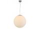 Підвісний світильник AZzardo WHITE BALL 50 AZ1329 (FLWB50WH), Хром, Білий