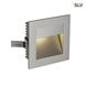 Врізний настінний світильник SLV FRAME CURVE 111292, сірий, Сірий, Сріблястий, Сріблястий