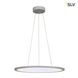 LED PANEL ROUND, pendant version, silver-grey, 338 LED, 40W, dimmable, 4000K