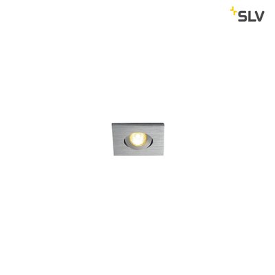 Світильник SLV NEW TRIA MINI DL SQUARE SET 114406, серебро, серебро, Алюміній Мат, Алюміній Мат