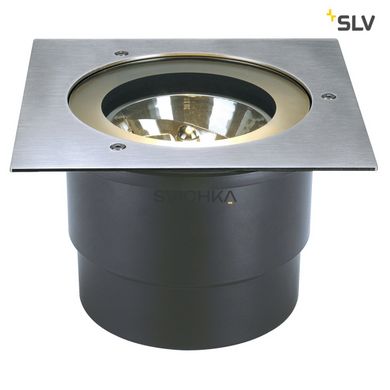 ADJUST QRB111 inground fitting , square, stainless steel 304 , max. 50W, IP67