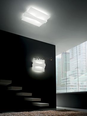 Настінно-стельовий світильник Linea Light Zig Zag_S, сірий, Сірий