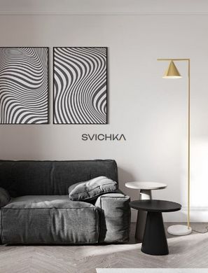 Торшер Nova luce SWAY, Brass