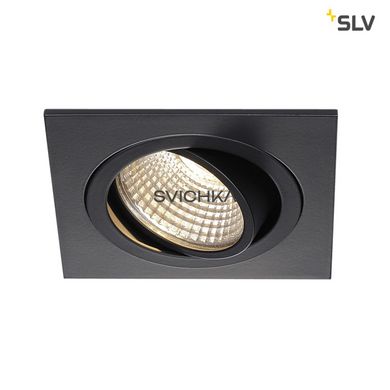 Світильник SLV NEW TRIA LED DL SQUARE SET 113910, Чорний, Чорний, Чорний