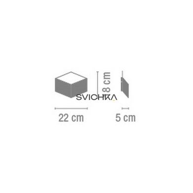 Настінний світильник Vibia Fold Surface 4200-07-10