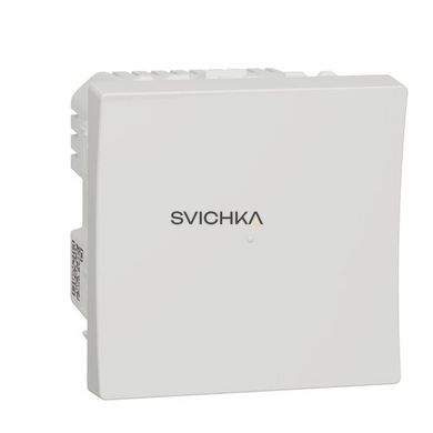 Універсальний кнопковий димер для LED ламп Schneider Electric Unica New Wiser, Білий, Білий