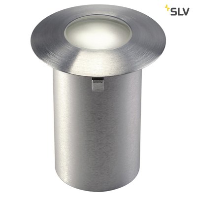 Вуличний врізний світильник SLV TRAIL-LITE 60, нержавіюча сталь, нержавеющая сталь, серебро, Сталевий, Стальний