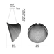Підвісний світильник Luceplan Illan D82S1, Бежевий, Бежевий