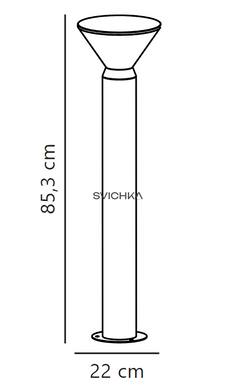 Уличный столбик Nordlux Noorstad