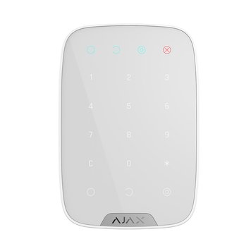 Беспроводная сенсорная клавиатура Ajax KeyPad белая