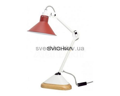 Настільна лампа Lampe Gras 207-Wh-Red, Білий, Білий