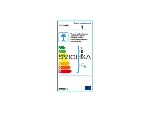 Підвісний світильник AZzardo FABIO M AZ0300, Білий, Білий, Сріблястий