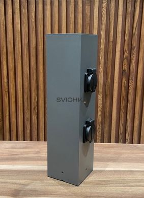 Вуличний блок штекерних розеток Trio Garden Socket, Anthracite, Антрацит, Антрацит