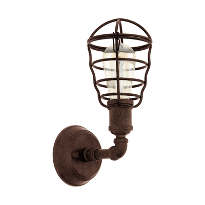 Настінний світильник Eglo PORT SETON 49811, Коричневий, Коричневий
