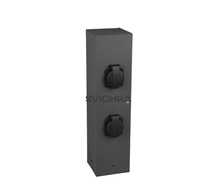 Вуличний блок штекерних розеток Trio Garden Socket, Anthracite, Антрацит, Антрацит