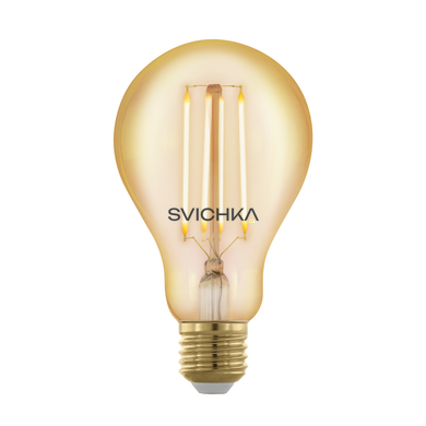 Лампа Eglo филаментная диммируемая золотая LM LED E27 A75 1700K 11691
