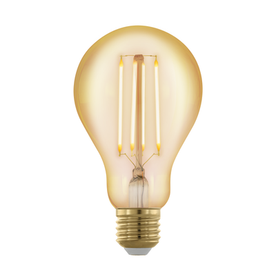 Лампа Eglo филаментная диммируемая золотая LM LED E27 A75 1700K 11691