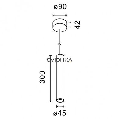 Подвесной светильник LTX 03.40080.BK