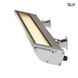 VANO WING, outdoor floodlight, LED, 3000K, silver-grey, W/H/D 63.5/6.5/20.5 cm