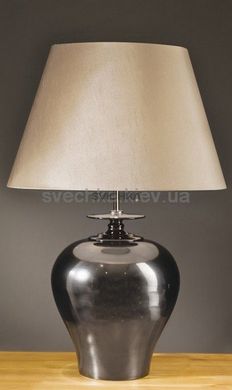 Настільна лампа Elstead LUI/LISBOA PW, Черный;Бежевый, Чорний, Бежевий