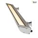 VANO WING, outdoor floodlight, LED, 3000K, silver-grey, W/H/D 119.5/6.5/20.5 cm