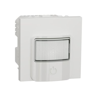 Датчик руху із вимикачем Schneider Electric Unica New 10 A, Білий, Білий