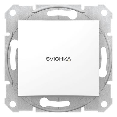 Кнопковий вимикач Schneider Electric Sedna, Білий, Білий