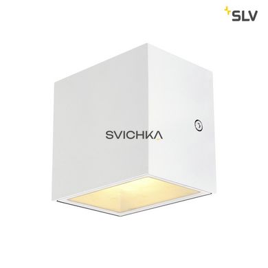Вуличний настінний світильник SLV SITRA CUBE White, Білий, Білий, Білий, Білий