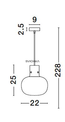 Подвесной светильник Nova luce CINZIA 1 S