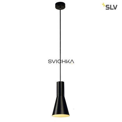 Підвісний світильник SLV Phelia Cone 133330, Чорний, Чорний, Чорний, Золотий, Чорний