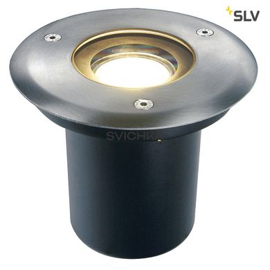 ADJUST GU10 inground fitting, round, stainless steel 304, max. 35W, IP67