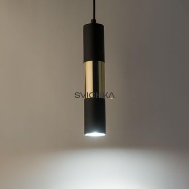 Підвісний світильник TK Lighting VIVIEN 1 Black/Gold