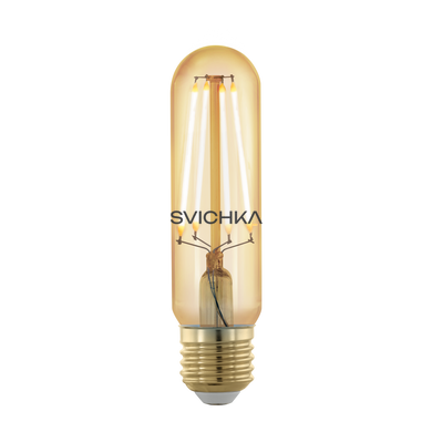 Лампа Eglo філаментна золота, що диммується, LM LED E27 T32 1700K 11697