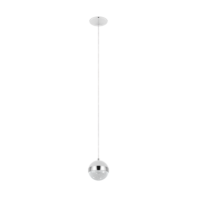 Світлодіодний підвіс (люстра) Eglo LICOROTO 98556, Хром, Білий, Прозорий