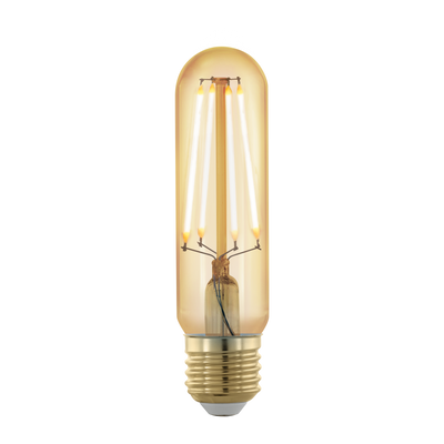 Лампа Eglo филаментная диммируемая золотая LM LED E27 T32 1700K 11697