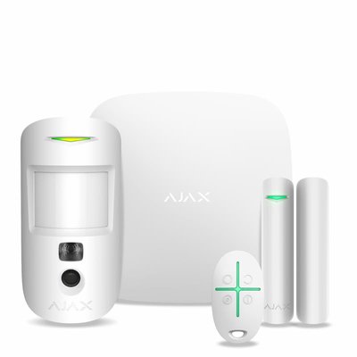 Комплект охранной сигнализации Ajax StarterKit Cam белый