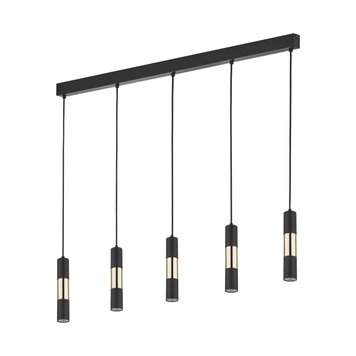 Підвісний світильник TK Lighting VIVIEN 5 Black/Gold