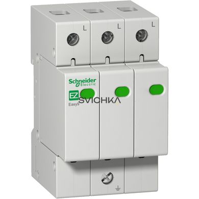Захист від імпульсних перенапруг (УЗІП) Schneider Electric Easy9 3П/45кА/20кА