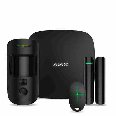 Комплект охранной сигнализации Ajax, StarterKit Cam черный